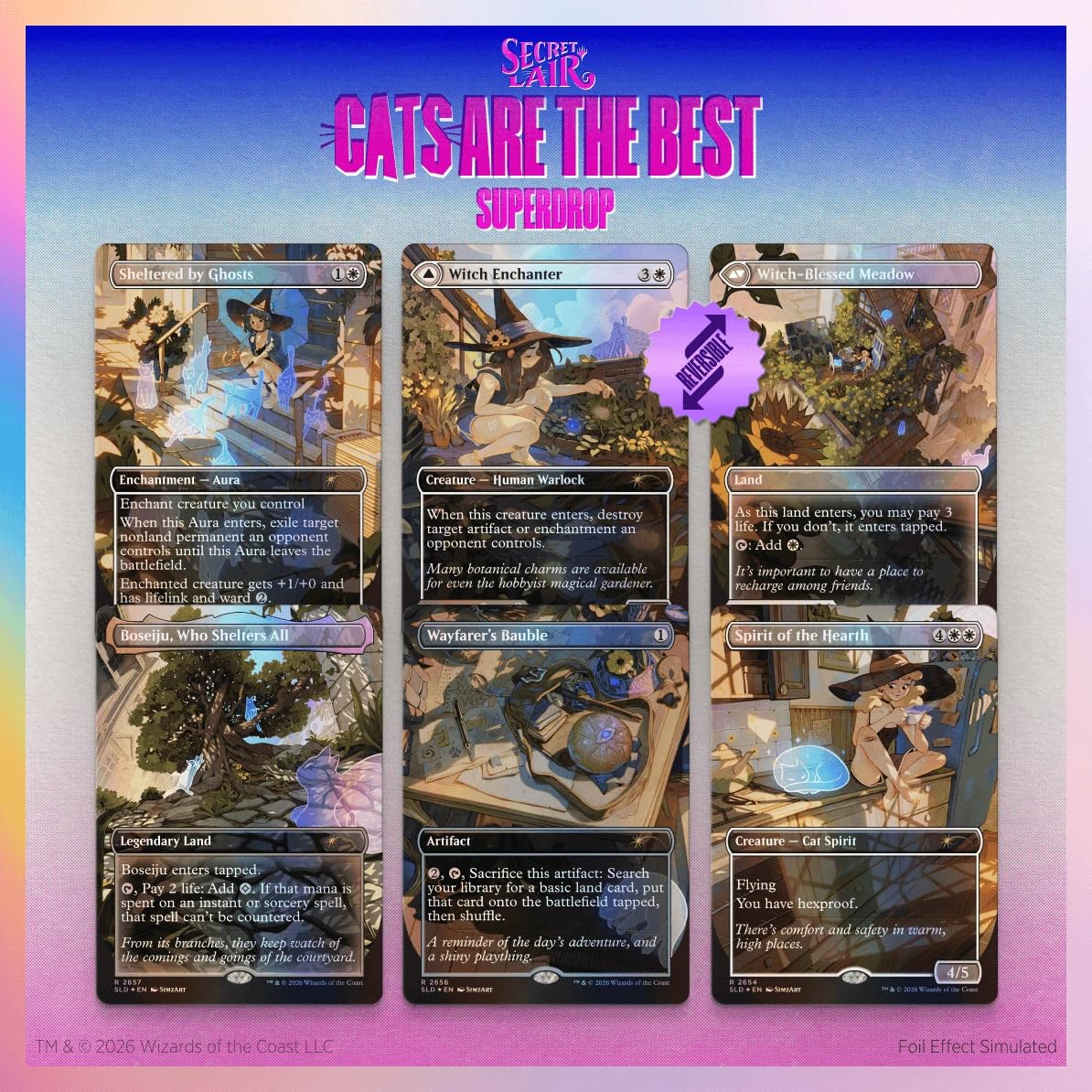 マジック：ザ・ギャザリング MTG Secret Lair WITCH'S FAMILIAR Foil Magic: The Gathering Secret Lair Witch's Familiar (Traditional